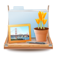 DesktopShelves (โปรแกรม DesktopShelves จัดไฟล์บนชั้นวาง จัดระเบียบโฟลเดอร์ บน Mac)