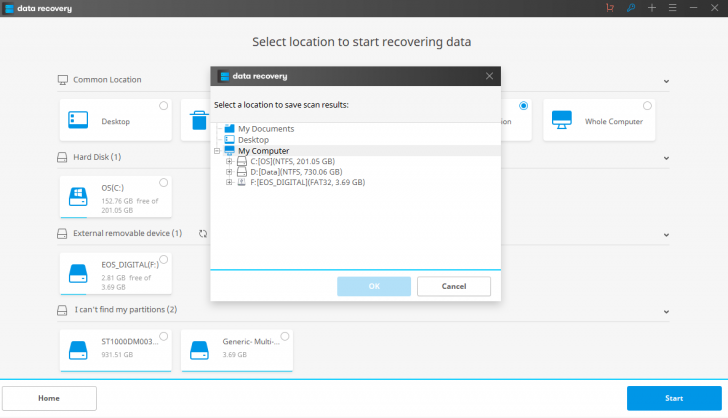 Wondershare Data Recovery (โปรแกรมกู้ไฟล์ บน PC สำหรับ Windows และ Mac) : 