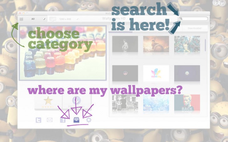 โปรแกรมภาพพื้นหลัง Wallpapers HD Lite