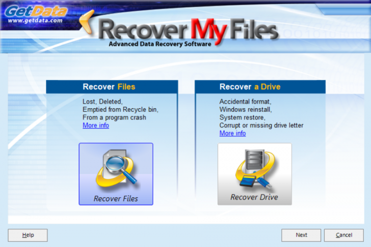 โปรแกรมกู้ไฟล์ กู้ข้อมูลสำคัญ Recover My Files