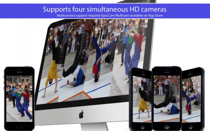 โปรแกรมเปิดเว็บแคมมือถือบนคอม EpocCam