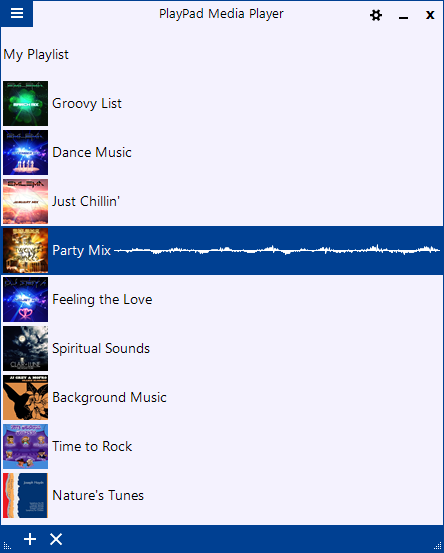 โปรแกรมดูหนังฟังเพลง PlayPad Media Player