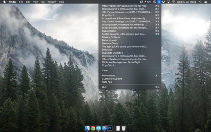 โปรแกรมจัดการคลิปบอร์ด CopyClip