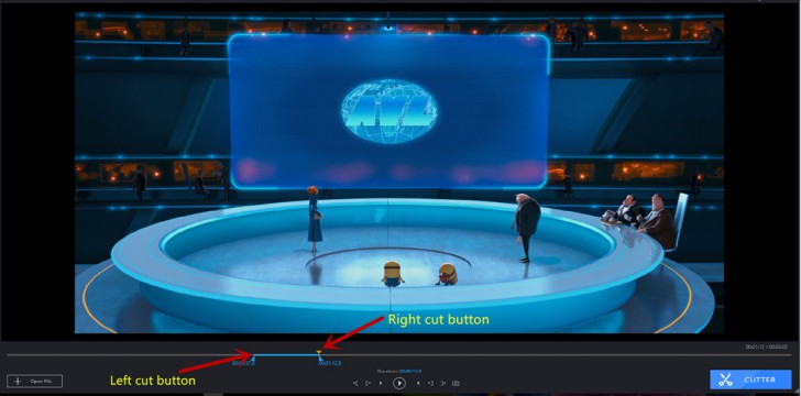 โปรแกรม ตัดต่อวิดีโอ แปลงไฟล์วิดีโอ CutoMe 