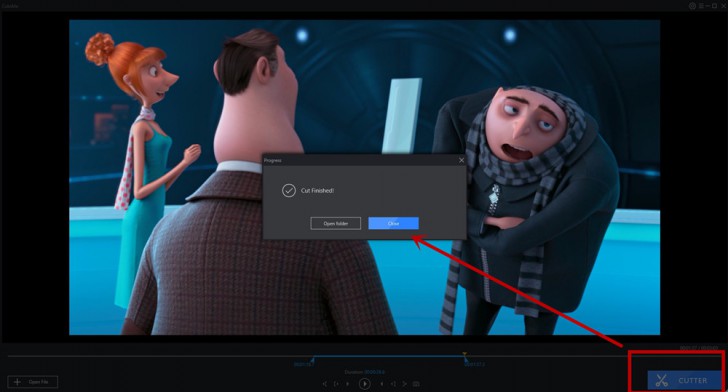 CutoMe (โปรแกรม CutoMe ตัดต่อวิดีโอ แปลงไฟล์วิดีโอ รวดเร็วทันใจ ใน 3 ขั้นตอน : 