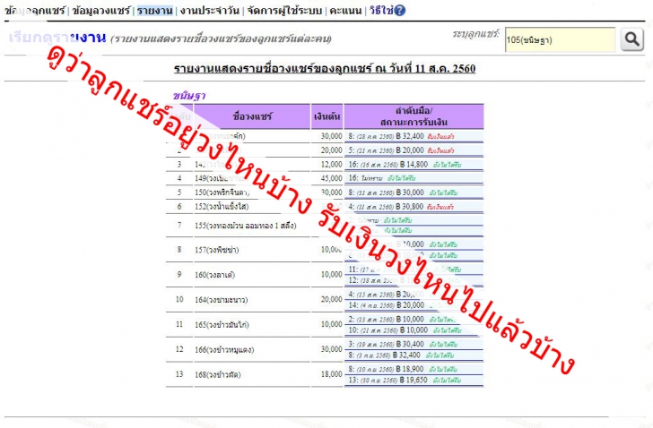 Banshare (โปรแกรม Banshare จัดการระบบบัญชีบ้านแชร์ เก็บประวัติข้อมูลลูกแชร์ ครบวงจร) : 