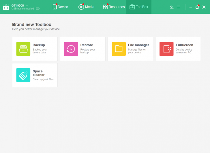 MoboPlay (โปรแกรม MoboPlay จัดการโทรศัพท์มือถือ Android และ iOS มีเมนูภาษาไทย) : 