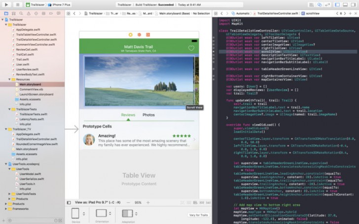 Xcode (โปรแกรม Xcode เครื่องมือ เขียนโค้ด สร้างแอป บนอุปกรณ์ Apple) : 