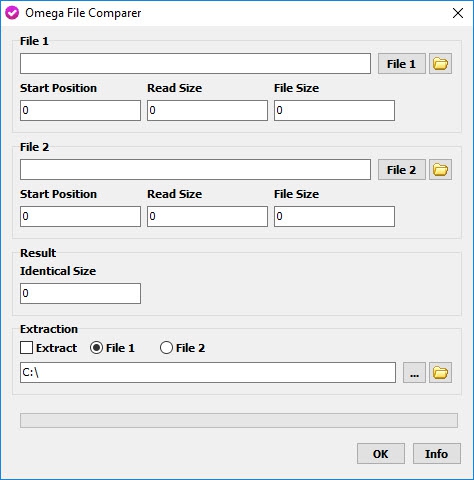 โปรแกรมเช็คไฟล์ ตรวจสอบไฟล์เสีย Omega File Comparer