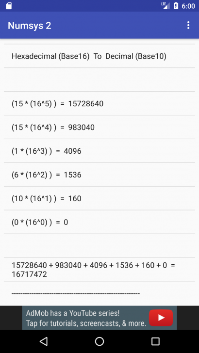 Numsys (โปรแกรม และ แอปพลิเคชัน คํานวณเลขฐาน พร้อมวิธีทำอย่างละเอียด) : 