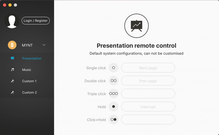 โปรแกรมป้องกันของหาย MYNT Tracker