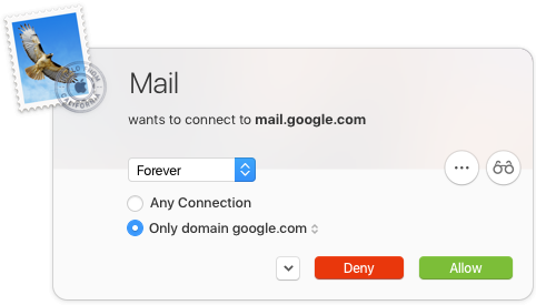โปรแกรมเช็คการเข้าถึงอินเทอร์เน็ต Little Snitch 4