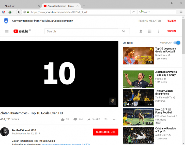 เว็บเบราว์เซอร์ Tor Browser