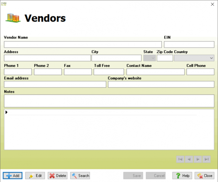 CashFlow (โปรแกรม CashFlow บริหารเงินสด จัดการข้อมูลทางการเงิน ฟรี) : 