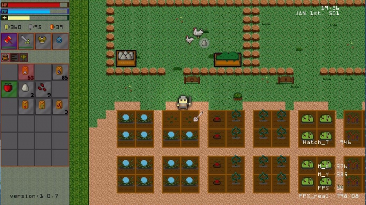 Pixelian (เกมส์ Pixelian ทำฟาร์ม ปลูกผัก ล่าสัตว์ ผจญภัย) : 