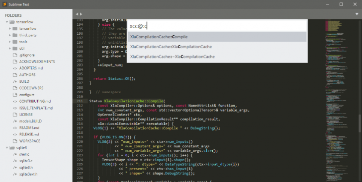 โปรแกรมเขียนโค้ด เขียนโปรแกรม Sublime Text