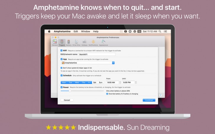 โปรแกรมป้องกันเครื่องดับ Amphetamine