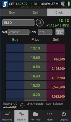 App ซื้อขายหุ้นและอนุพันธ์ Streaming App ซื้อขายหุ้นและอนุพันธ์ Streaming