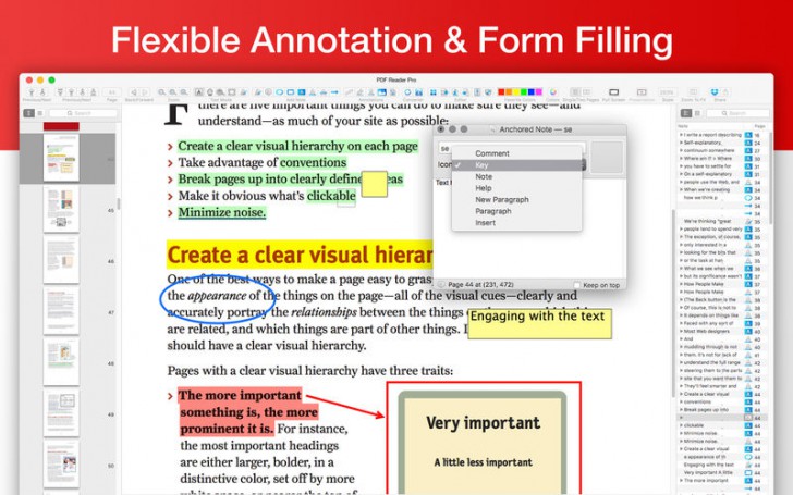 โปรแกรมเอกสารพีดีเอฟ PDF Reader Pro Free