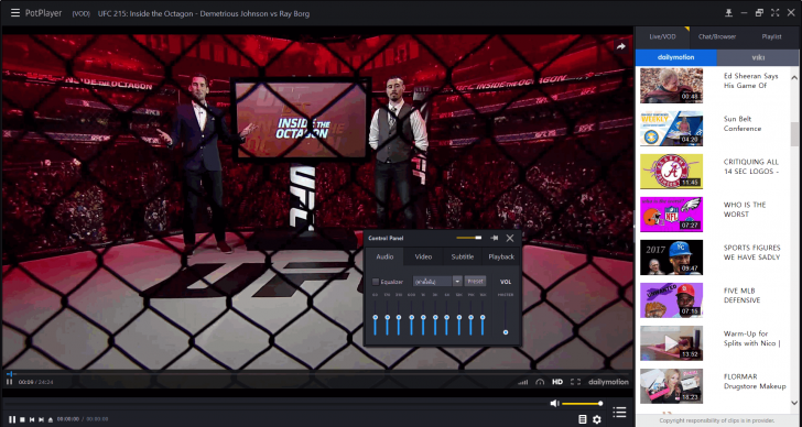 โปรแกรมเล่นหนัง PotPlayer โปรแกรมเล่นหนัง PotPlayer