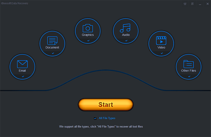 โปรแกรมกู้ข้อมูลบน PC ฟรี iBeesoft Data Recovery