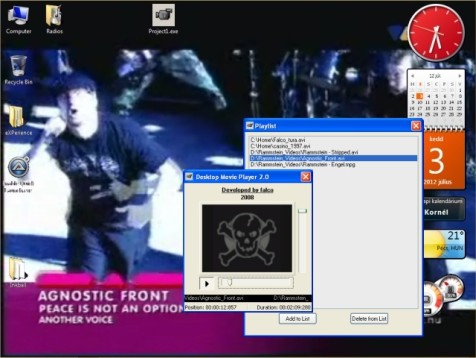 โปรแกรมเล่นไฟล์วิดีโอ บนพีซี Desktop Movie Player