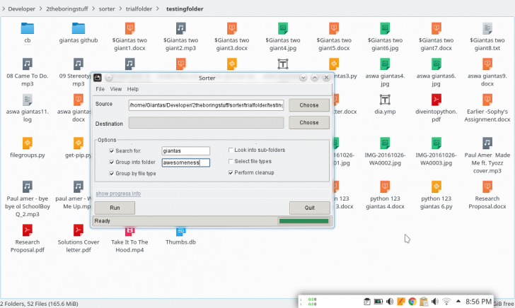 Sorter (โปรแกรม Sorter ย้ายไฟล์ จัดกลุ่มไฟล์ ที่ลักษณะเหมือนกัน มาอยู่ด้วยกัน ให้เป็นระเบียบ) : 