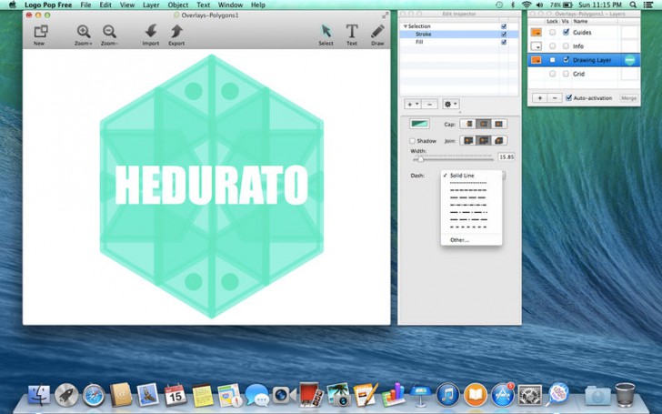 โปรแกรมออกแบบโลโก้ Logo Pop