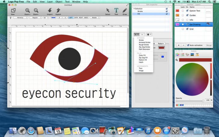 โปรแกรมออกแบบโลโก้ Logo Pop