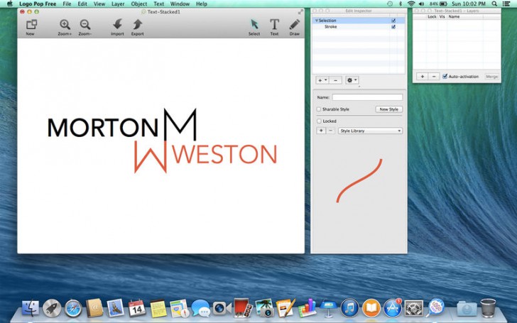 โปรแกรมออกแบบโลโก้ Logo Pop