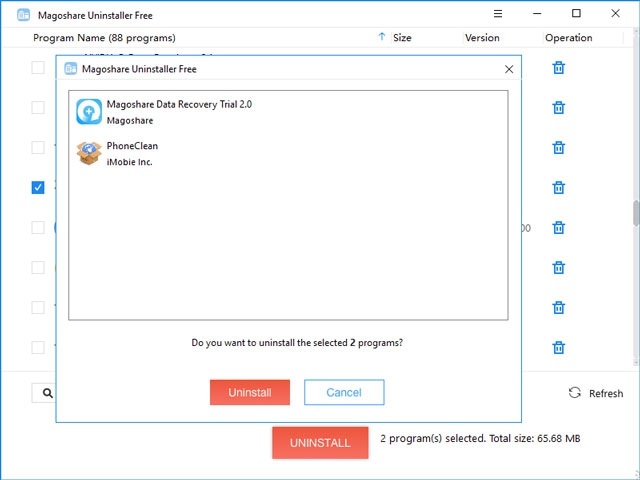Magoshare Uninstaller (โปรแกรมลบโปรแกรม Uninstall ได้แบบหมดจด บน PC ฟรี) : 