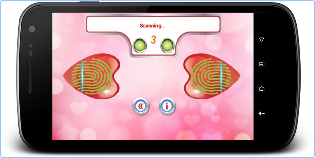 App แตะนิ้วทดสอบคู่รัก Fingerprint Love Test