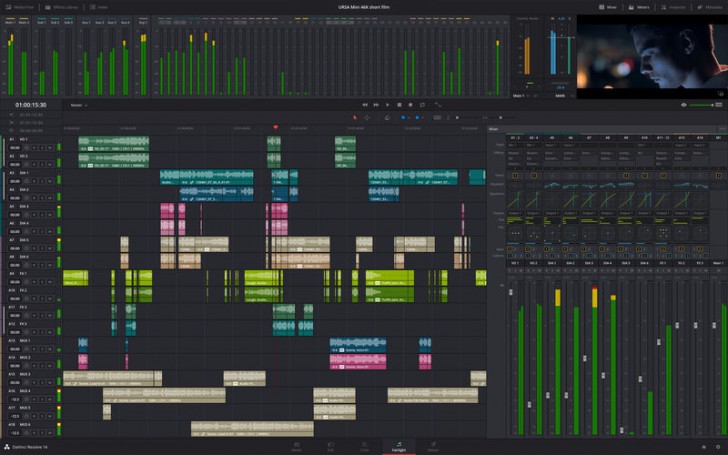 โปรแกรมแก้สีตัดต่อวิดีโอ Davinci Resolve