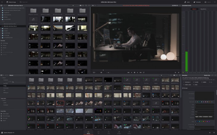 โปรแกรมแก้สีตัดต่อวิดีโอ Davinci Resolve
