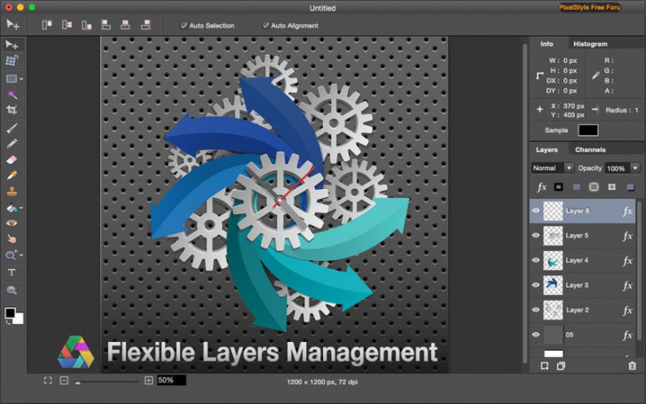 Photo Editor PixelStyle (โปรแกรม Photo Editor PixelStyle แต่งภาพ ใส่ฟิลเตอร์ บน Mac ฟรี) : 