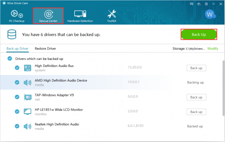 Wise Driver Care (โปรแกรมค้นหา ติดตั้ง Driver อัตโนมัติ บนเครื่อง PC) : 
