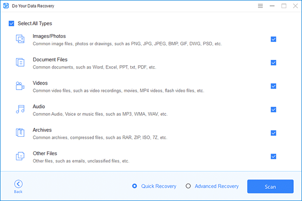 โปรแกรมกู้ไฟล์ กู้ข้อมูล Do Your Data Recovery Free เพิ่มเติม
