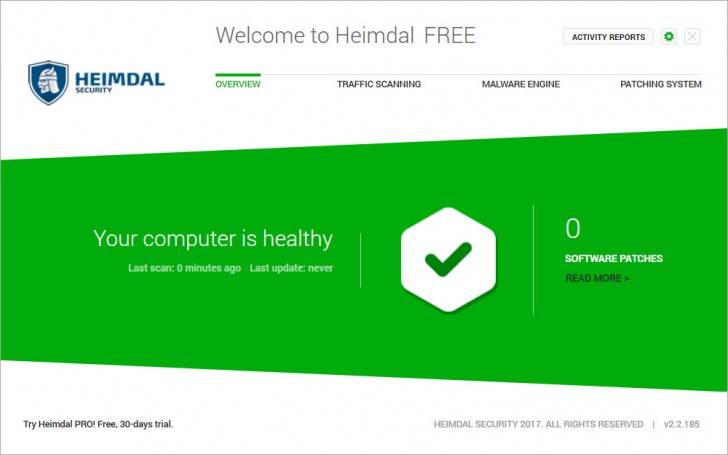 โปรแกรมอัปเดตโปรแกรม Heimdal Free