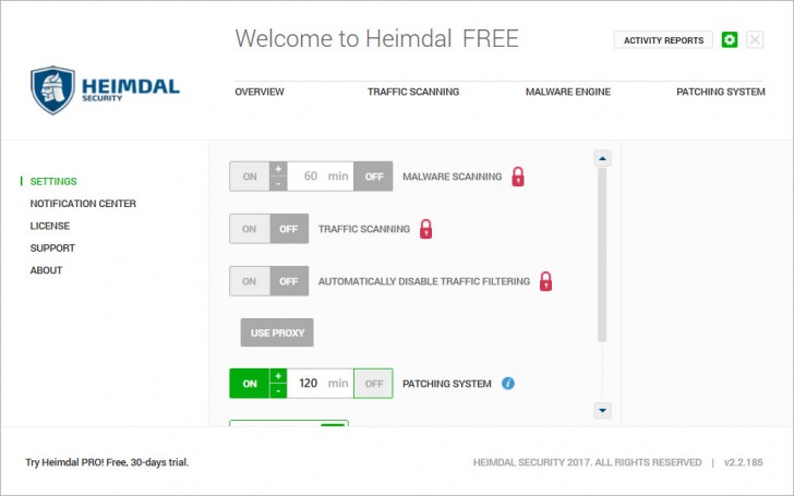 Heimdal Free (โปรแกรม Heimdal Free อัพเดตโปรแกรมบนพีซี ฟรี) : 