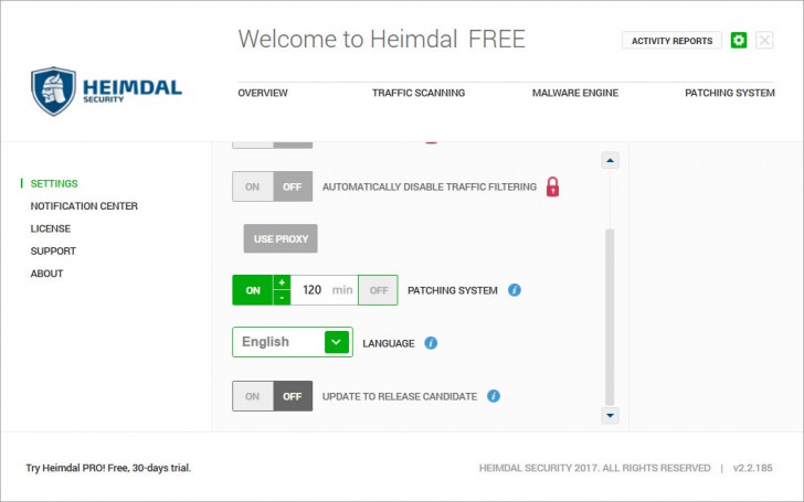 Heimdal Free (โปรแกรม Heimdal Free อัพเดตโปรแกรมบนพีซี ฟรี) : 