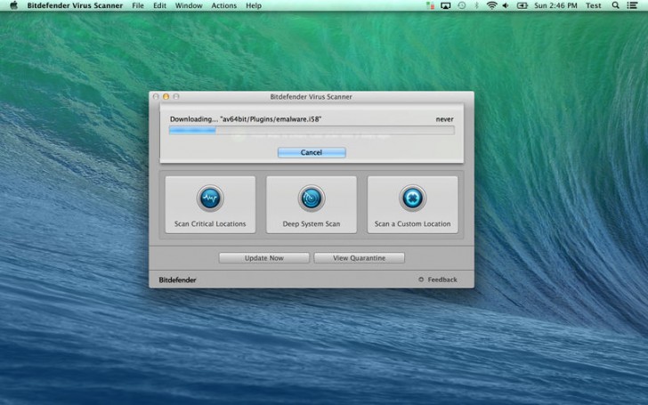 โปรแกรมสแกนไวรัส Bitdefender Virus Scanner