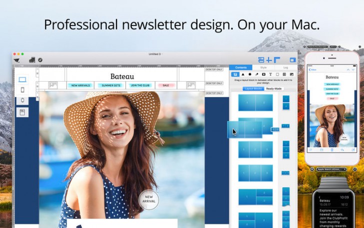 Mail Designer 365 (โปรแกรม Mail Designer ออกแบบ จดหมายข่าว บน Mac ฟรี) : 