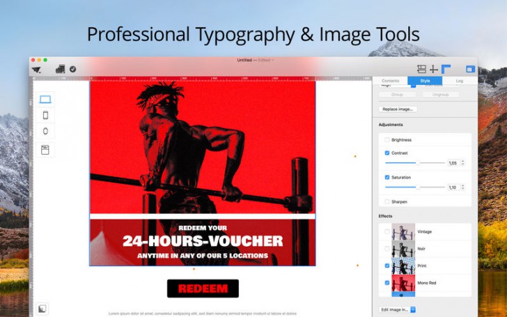 Mail Designer 365 (โปรแกรม Mail Designer ออกแบบ จดหมายข่าว บน Mac ฟรี) : 