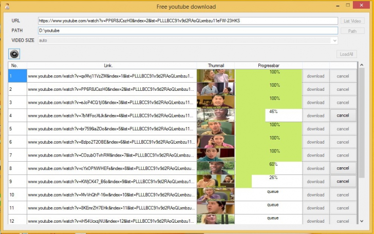 โปรแกรมโหลดคลิป FreeYoutubeDownload