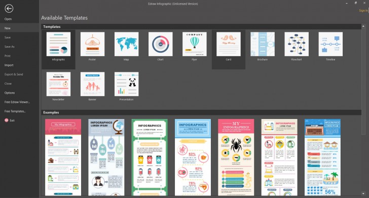 โปรแกรมกราฟฟิก Edraw Infographic