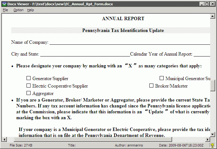 DocX Viewer (โปรแกรม DocX Viewer เปิดไฟล์ DOCX ฟรี) : 