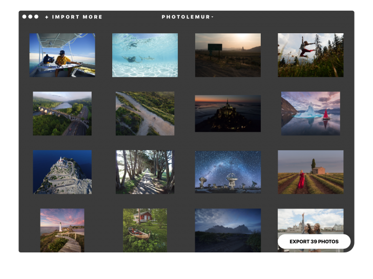 โปรแกรมแต่งรูป Photolemur