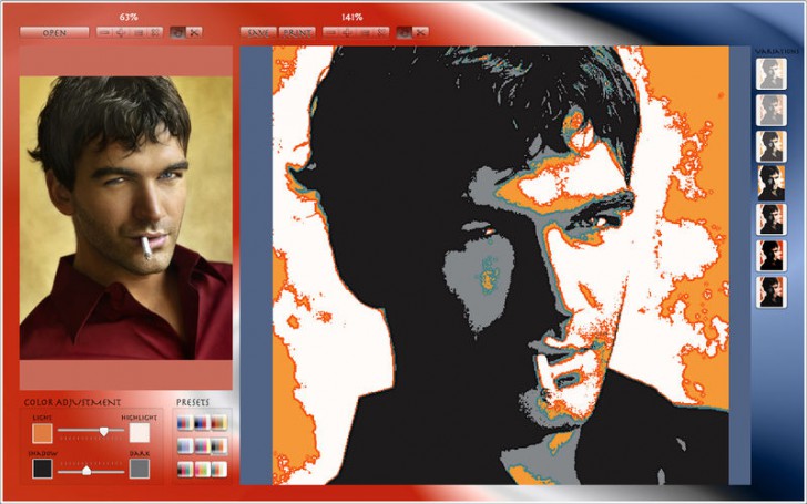 Photo to Poster EZ (โปรแกรมเปลี่ยนรูปภาพให้กลายเป็นภาพ Poster บน Mac​) : 