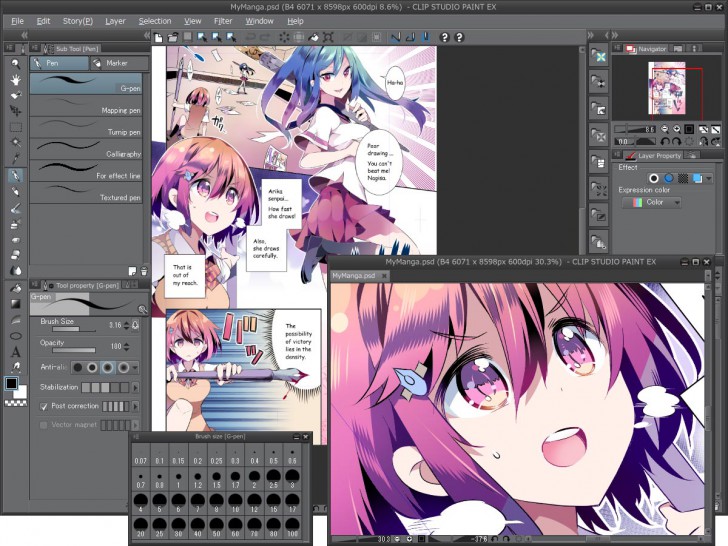 CLIP STUDIO PAINT (สุดยอดโปรแกรมวาดรูป วาดการ์ตูนมังงะ บน PC) : 