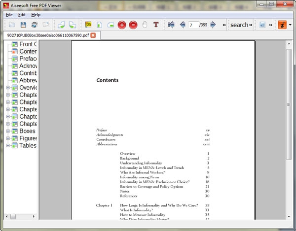 โปรแกรมเปิดไฟล์ PDF ฟรี Aiseesoft Free PDF Viewer